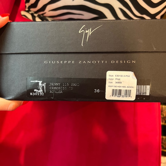 giuseppe zanotti denny 115 camoscio in azalea - Picture 4 of 8